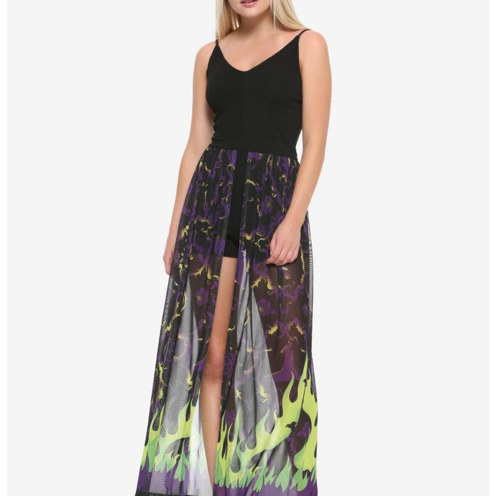 Hot Topic Disney Maleficent Duster Romper 3X